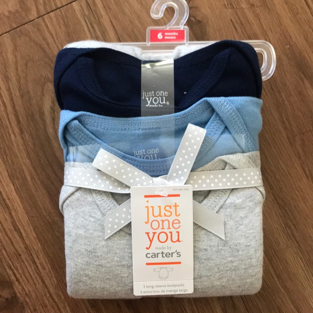 NWT Carters Longsleeve Onesies